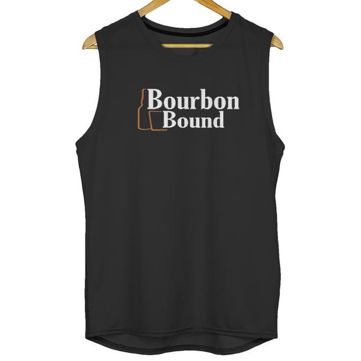 Bourbon Bound Logo On On A Black Unisex Tank Top