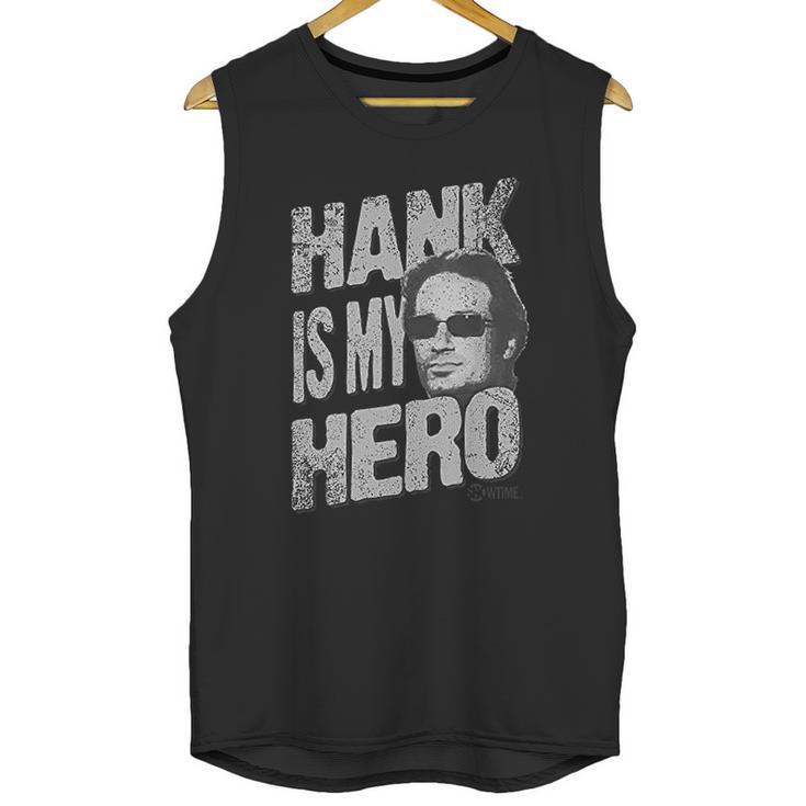 Californication Hank Is My Hero Hank Moody Face Unisex Tank Top