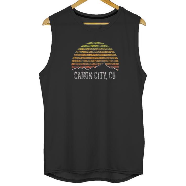 Canon City Colorado Mountain Sunset Winter Unisex Tank Top