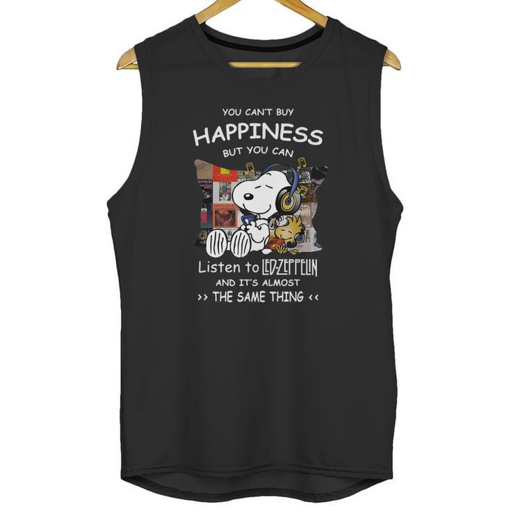 You Can’T Buy Happiness But You Can Listen To Led Zeppelin Snoopy Shirt Unisex Tank Top