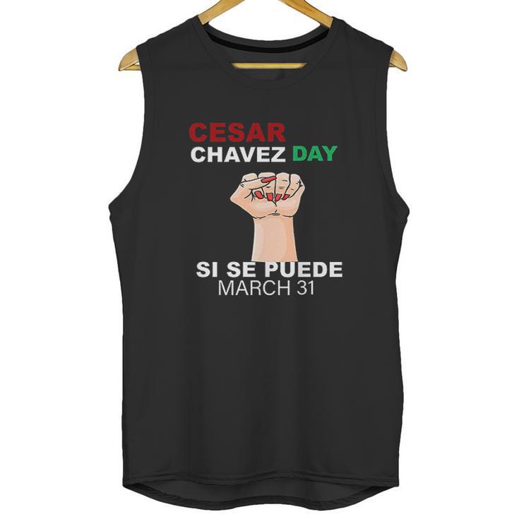 Cesar Chavez  Si Se Puede Unisex Tank Top