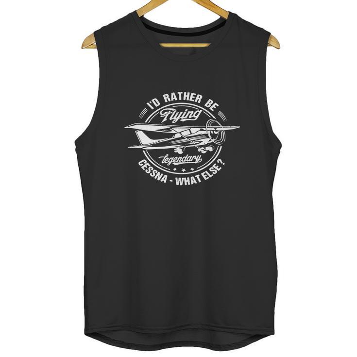 Cessna Pilot - Id Rather Be Flying Legendary Unisex Tank Top