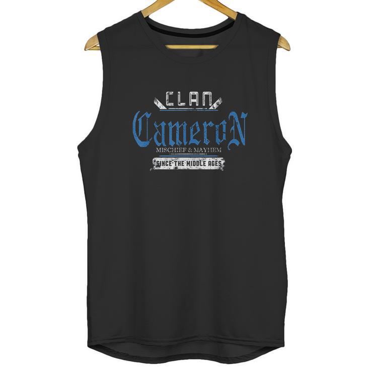 Clan Cameron Mischief And Mayhem Since The Middle Ages Unisex Tank Top