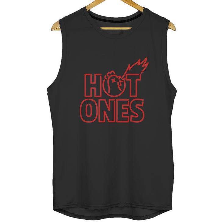 Classic Hot Ones Text Art Unisex Tank Top