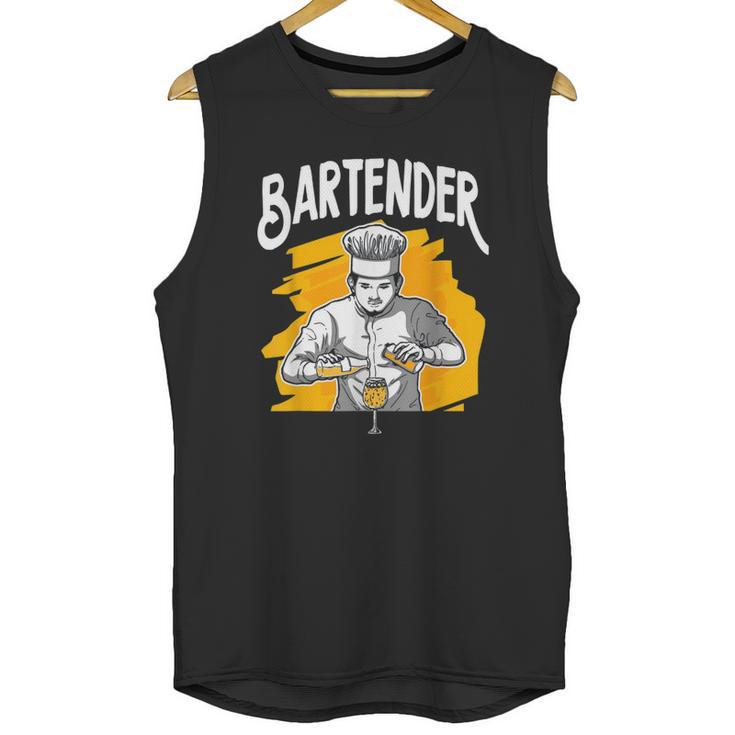 Cocktail Mixologist Bartender Unisex Tank Top