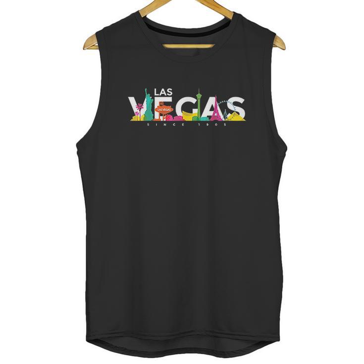 Colorful Las Vegas Nevada Las Vegas Trip Unisex Tank Top