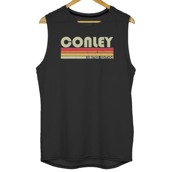 Conley Surname Funny Retro Vintage 80S 90S Unisex Tank Top