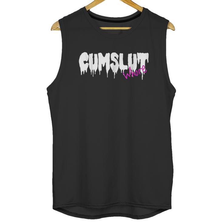 Cumslut Whore Unisex Tank Top