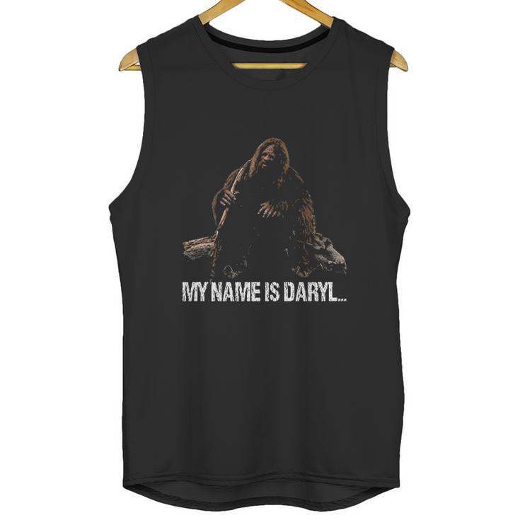 Cute Funny Bigfoot My Name Is Daryl Unisex Tank Top