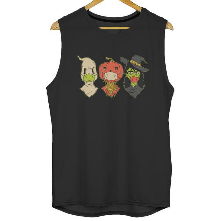 Cute Halloween Funny Halloween Day Halloween Creatures Pandemic Unisex Tank Top