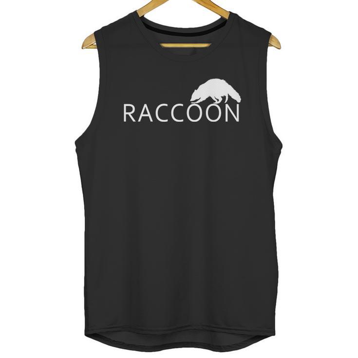 Cute Raccoon Logo Unisex Tank Top