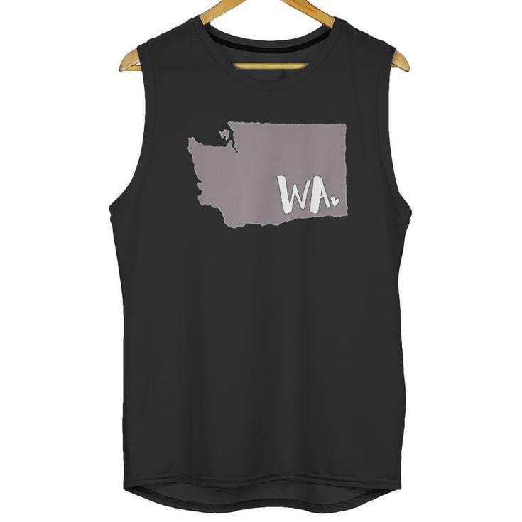 Cute Washington State Outline Gift  From Wa Unisex Tank Top