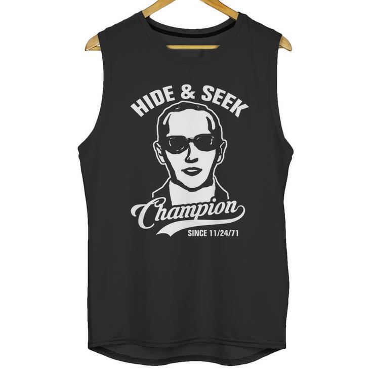 D B Cooper Robber Thief Parachute Hike And Seek Champion Since Unisex Tank Top