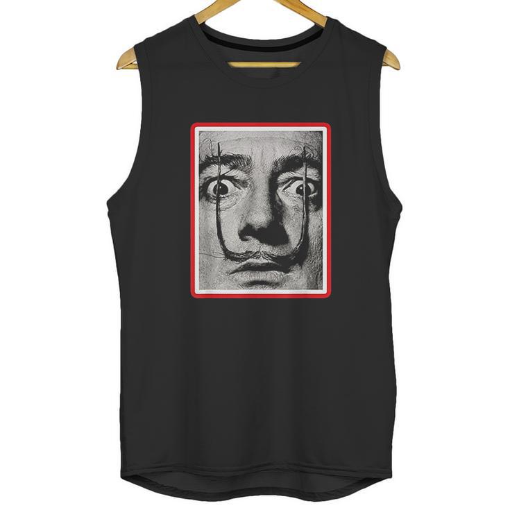 Dalis Black And White Dali Art Unisex Tank Top