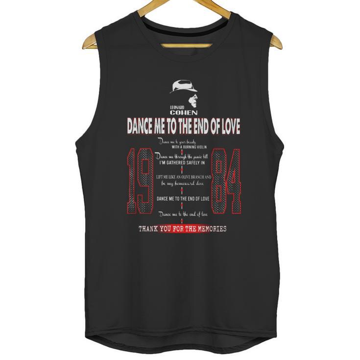 Dance Me To The End Of Love Unisex Tank Top