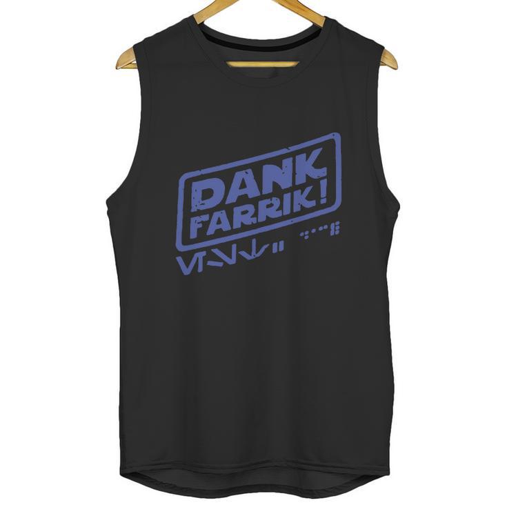 Dank Farrik Blue Unisex Tank Top