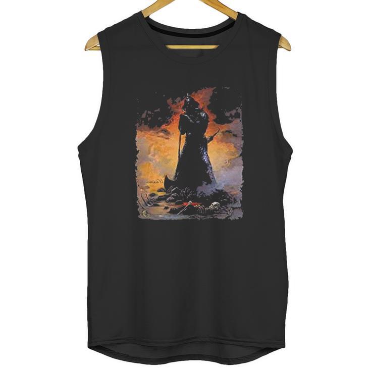 Death Dealer Three By Frank Frazetta Art Unisex Tank Top