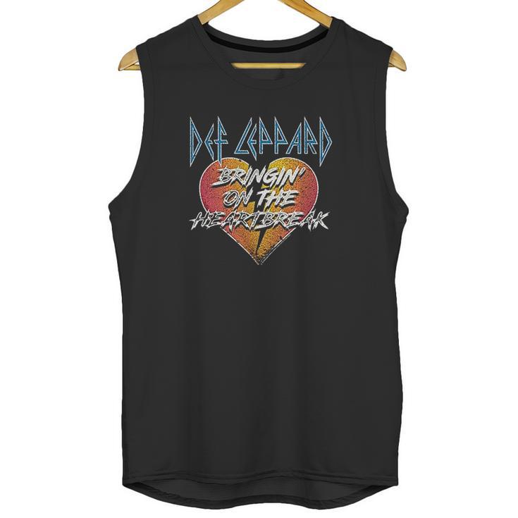 Def Leppard 1977 English Rock Band Bringin Heartbreak Black Unisex Tank Top