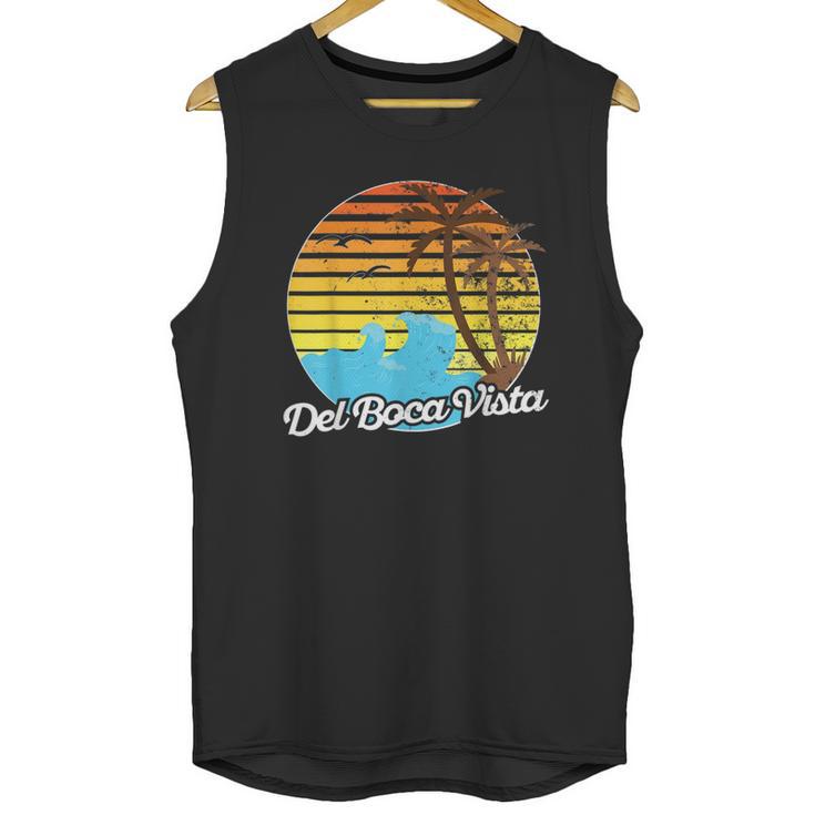 Del Boca Vista Vintage Retirement Unisex Tank Top