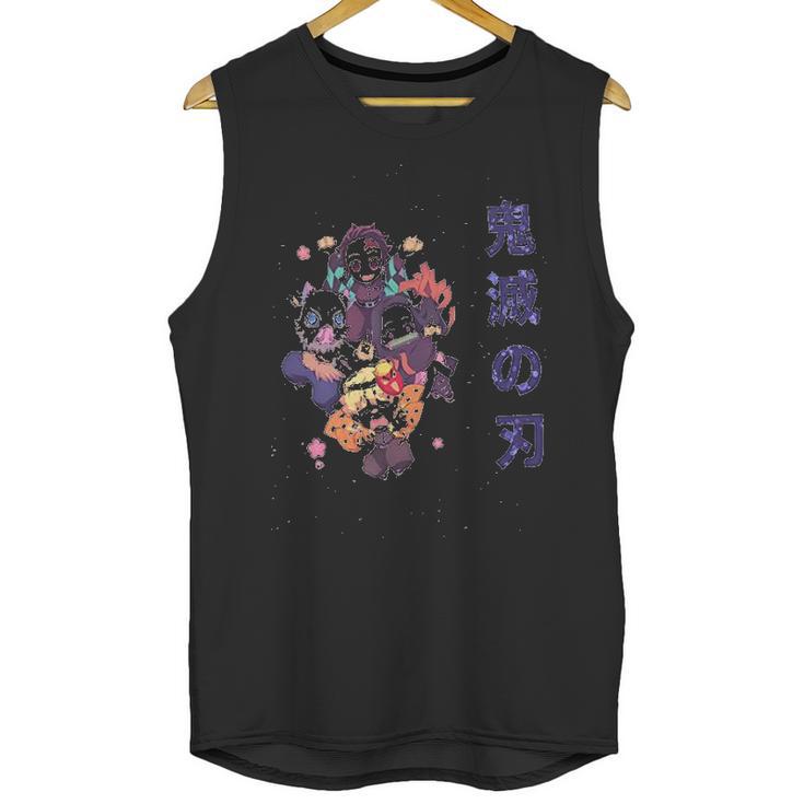 Demon Slayer Kimetsu No Yaiba Nezuko Zenitsu Tanjiro Inosuke Unisex Tank Top