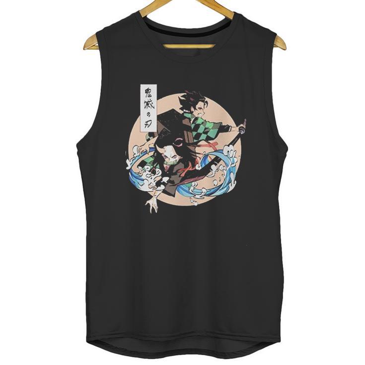 Demon Slayer Over The Moon Unisex Tank Top