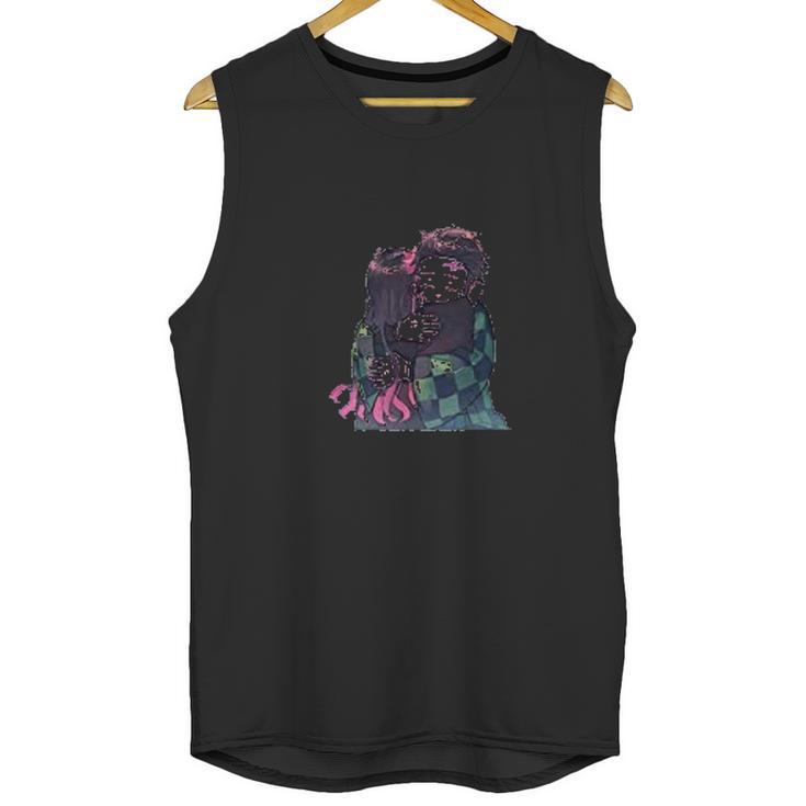 Demon Slayer Siblings Hug Unisex Tank Top