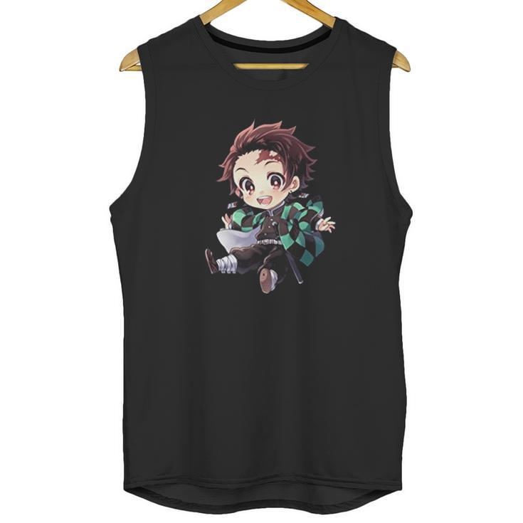 Demon Slayer Tanjirou Cartoon Character Unisex Tank Top