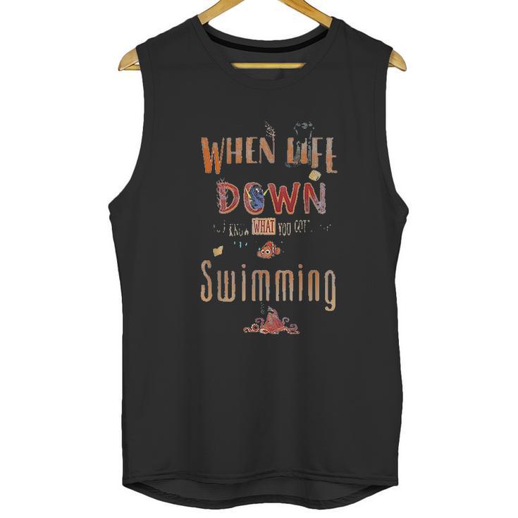 Disney Pixar Finding Dory Keep Swimming Life Quote Unisex Tank Top