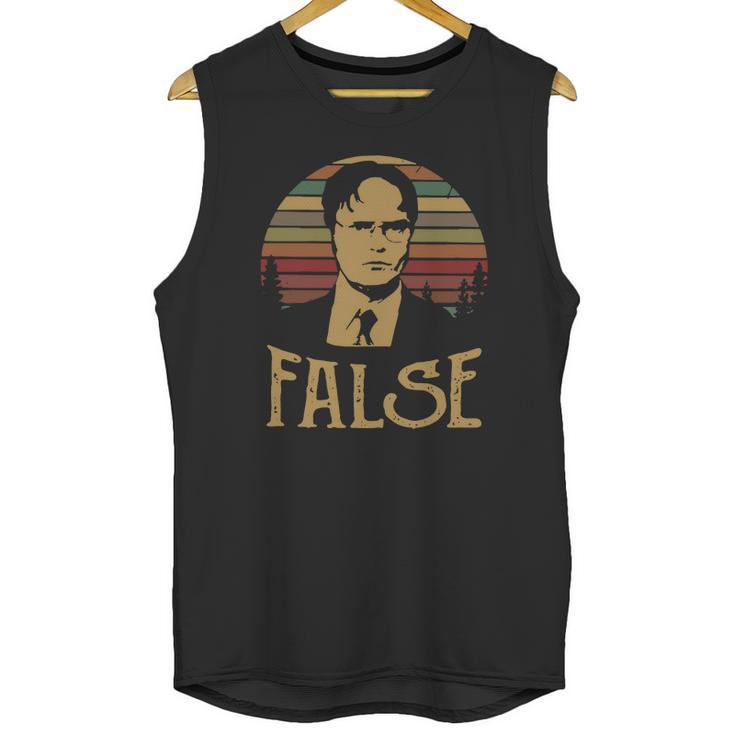 Dwight Schrute False Vintage Unisex Tank Top