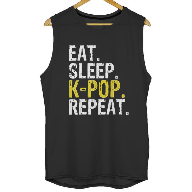 Eat Sleep K Pop Repeat Unisex Tank Top