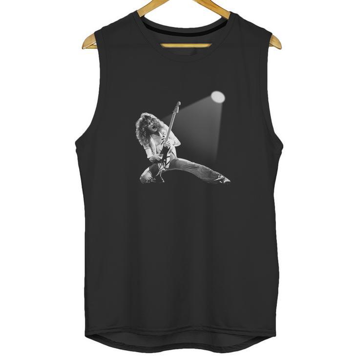 Eddie Van Halen On Stage Unisex Tank Top