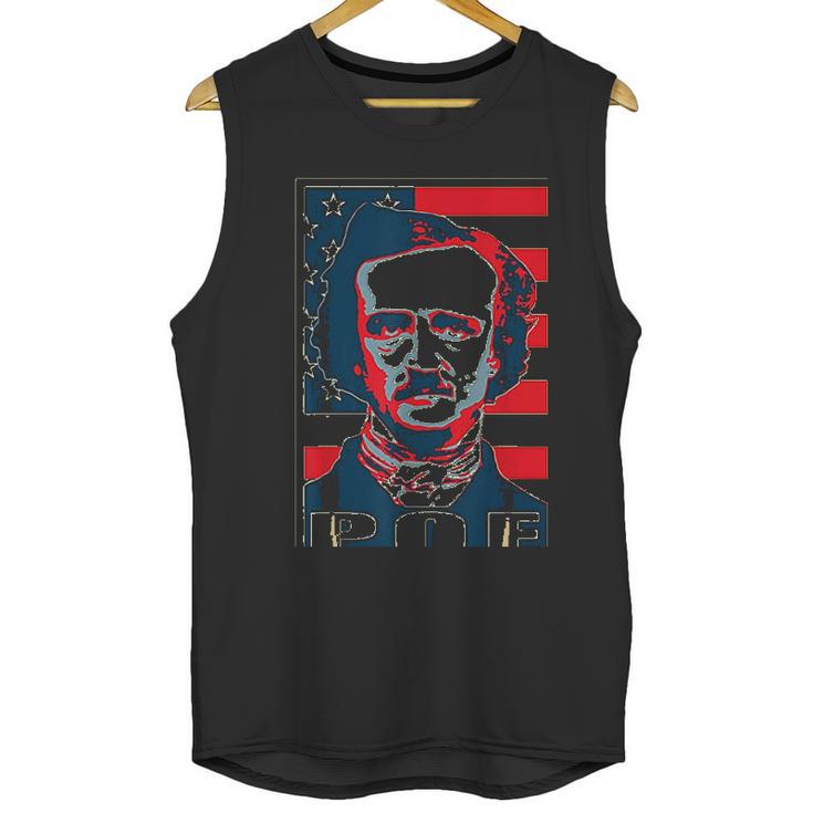 Edgar Allan Poe American Propaganda Pop Art Unisex Tank Top