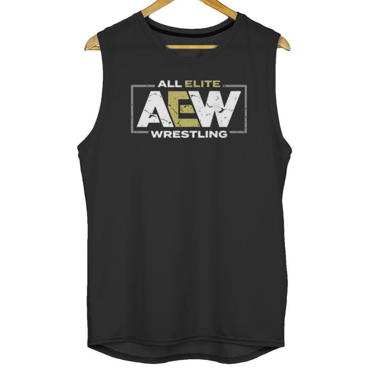 All Elite Aew Wrestling Aew Logo T Shirt Unisex Tank Top