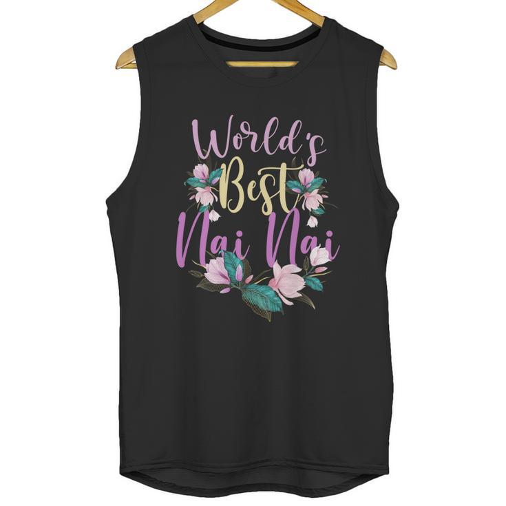 Family Worlds Best Nai Nai Tee Funny Nai Nai Ever Gift Unisex Tank Top