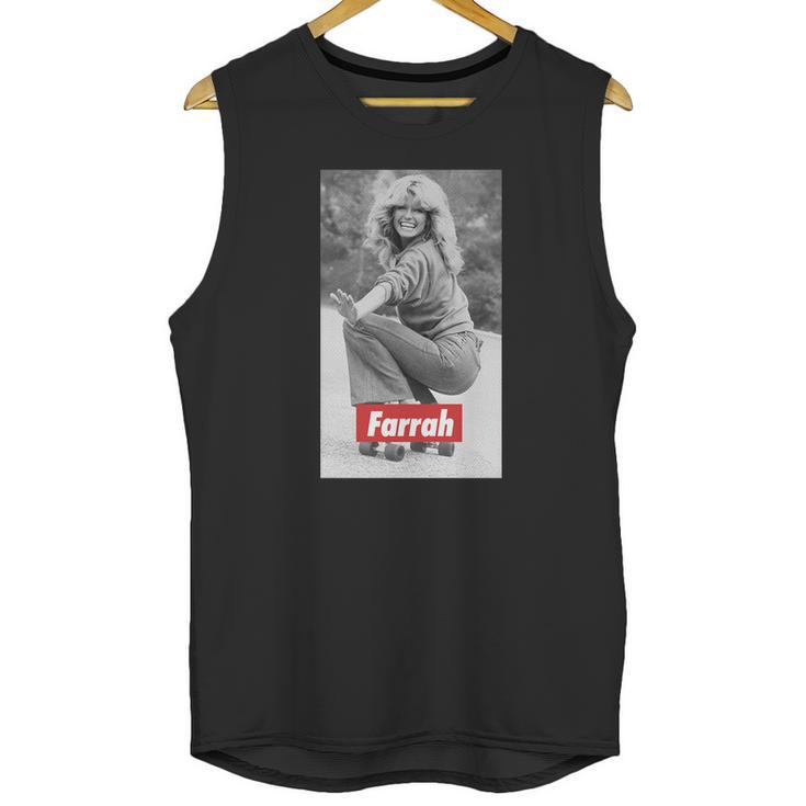 Farrah Fawcett Retro Unisex Tank Top