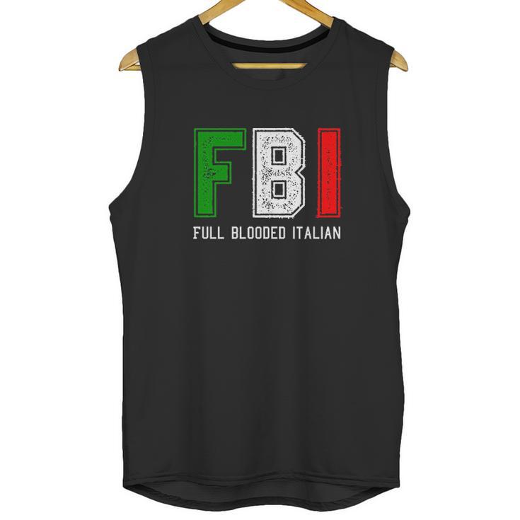 Fbi Full Blooded Italian Unisex Tank Top