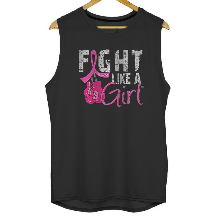 Fight Like A Girl Canker Boxing Glove Unisex Tank Top