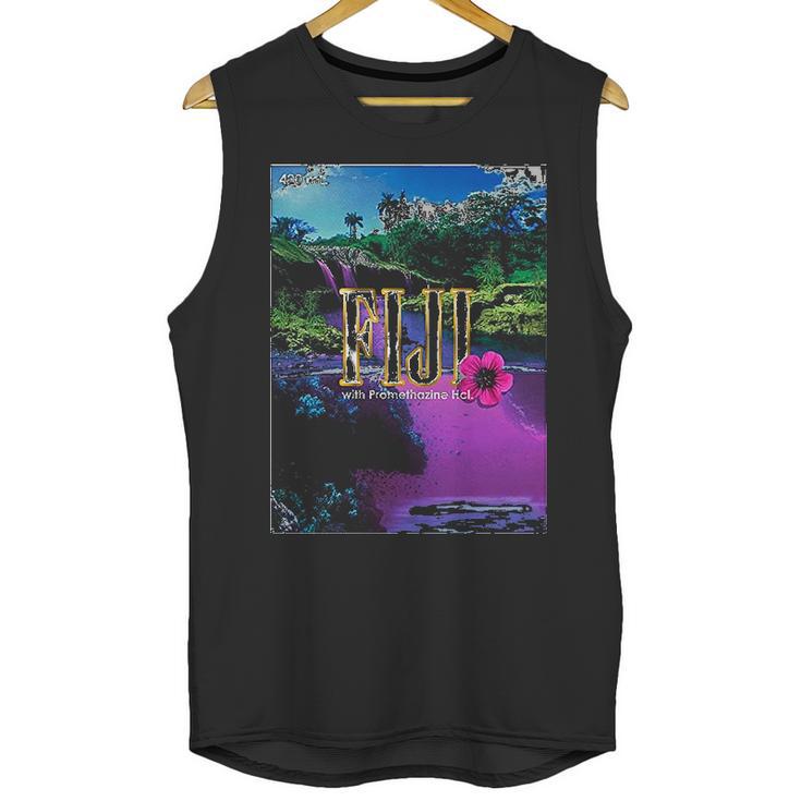 Fiji Artesian Aesthaetic On Promethazine Xanax Vaporwave Synthwave Water Unisex Tank Top