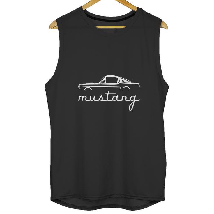 Ford Mustang Fastback Vintage Unisex Tank Top