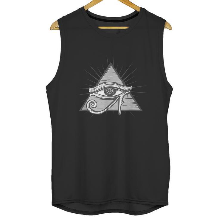 Freemason Mason Illuminati Circle Occult Conspiracy Gift Graphic Design Printed Casual Daily Basic Unisex Tank Top