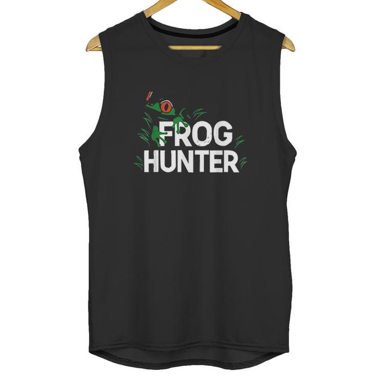 Frog Hunter Gift Little Amphibian Catcher Boys Girls Kids Unisex Tank Top