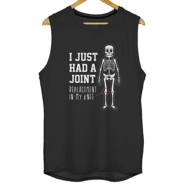 Funny Joint Replacement Knee Surgery Recovery Get Well Unisex Tank Top