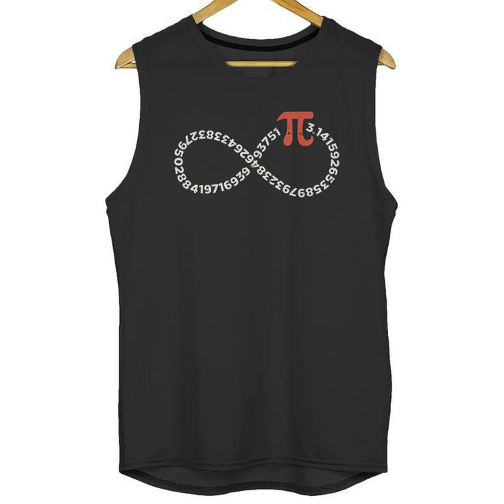 Funny Pi Day Infinity Symbol Math Geek Infinite Sign Unisex Tank Top