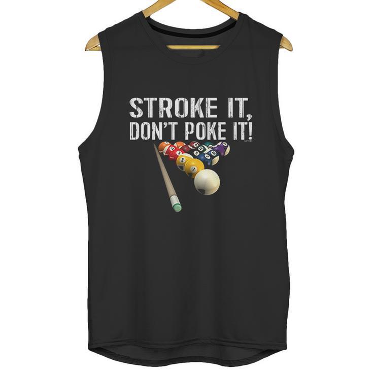 Funny Pool  Stroke It Unisex Tank Top