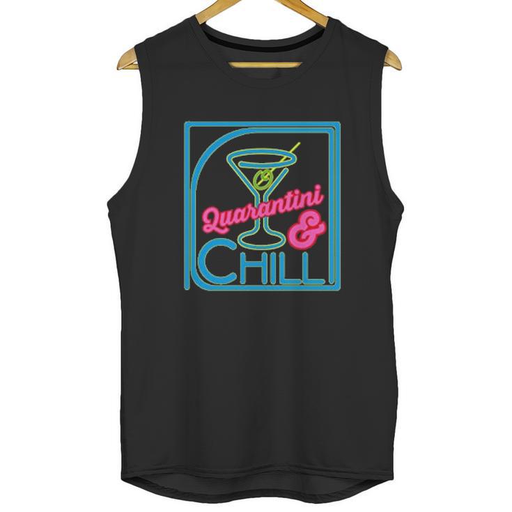 Funny Social Distancing And Chill Unisex Tank Top