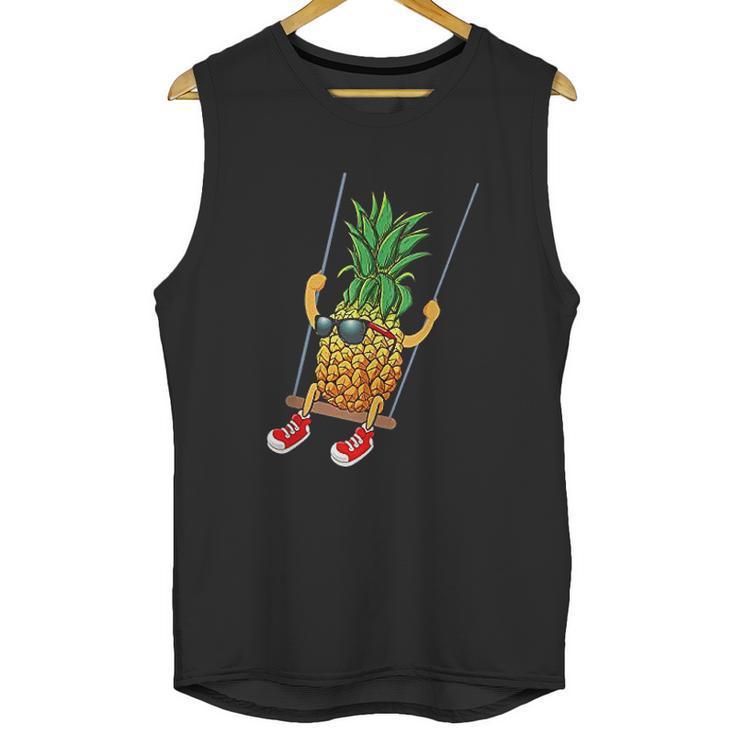 Funny Swinging Pineapple Swinger Unisex Tank Top