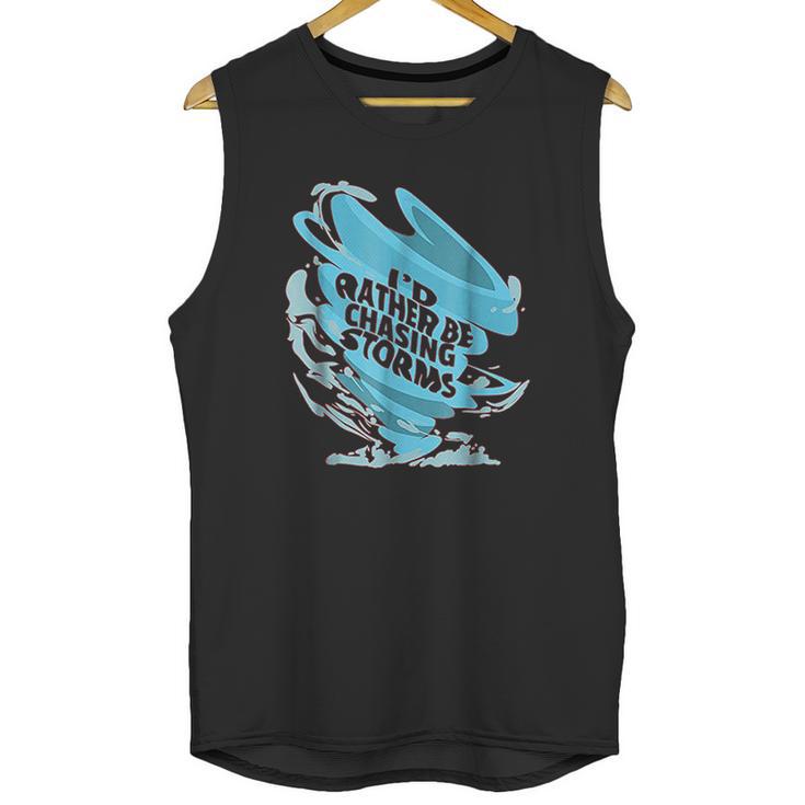 Funny Tornado Storm Chaser Meterology Unisex Tank Top