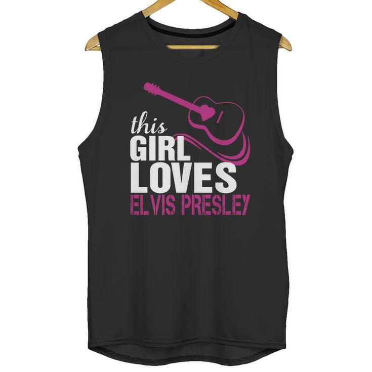 This Girl Loves Her Elvis Presley Unisex Tank Top