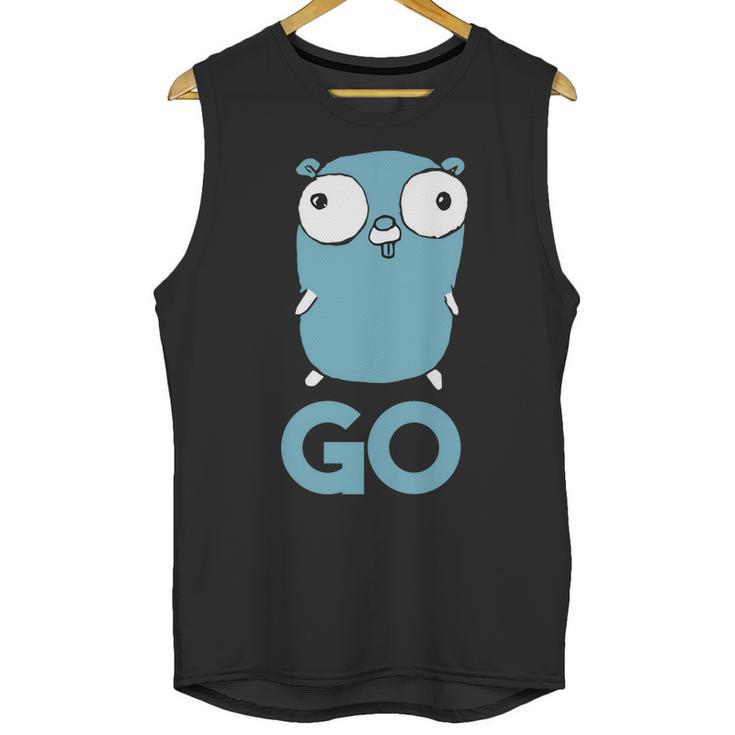 Golang Gopher Go Lang Programming Programmer It Cs Unisex Tank Top