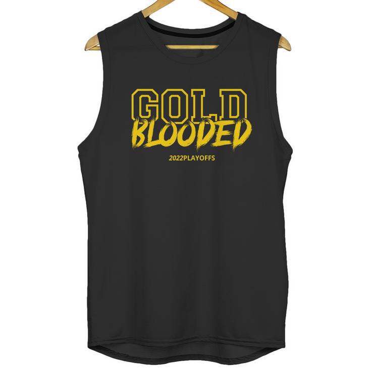 Gold Blooded Playoffs 2022 Championship Unisex Tank Top